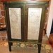 Hand Crafted Primitive Style Solid Pine Pie Safe w/ Punched Tin Door Inserts