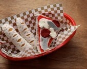 Felt Play Food - Pizza and Breadsticks