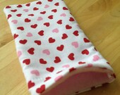 iPhone pouch with snuggly pink fleece inside