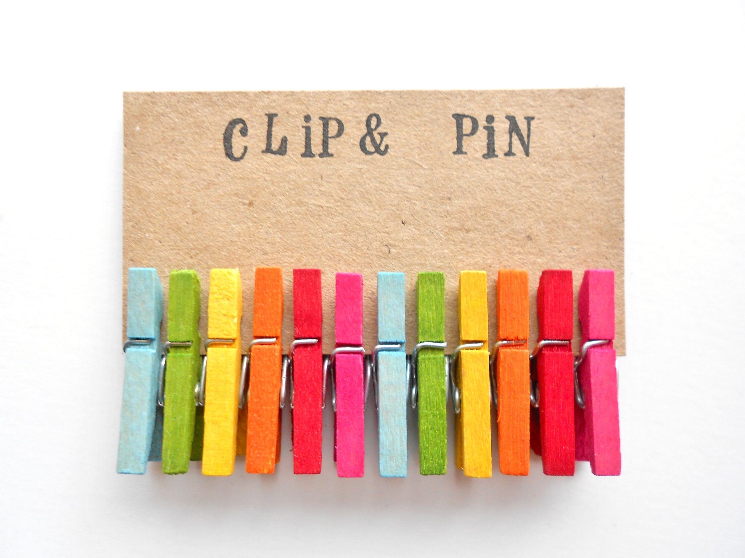 Mini Clothespins - Summer Sherbet - Small