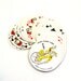 Round Playing Cards, Vintage 1960s Burnt Sienna Moth Kaleidoscope