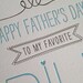 Father's Day Card for Husband, Boyfriend, Hot Dad - DILF - Letterpress Funny Father's Day Card