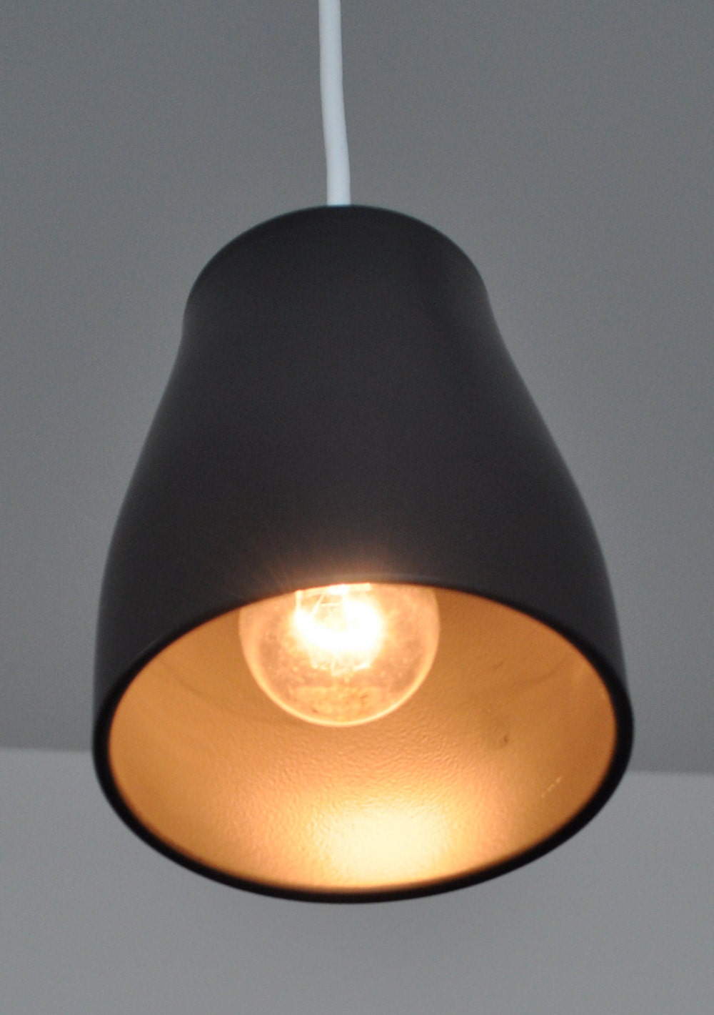 Sale - Potter Modern Industrial Pendant Light Fixture - Charcoal
