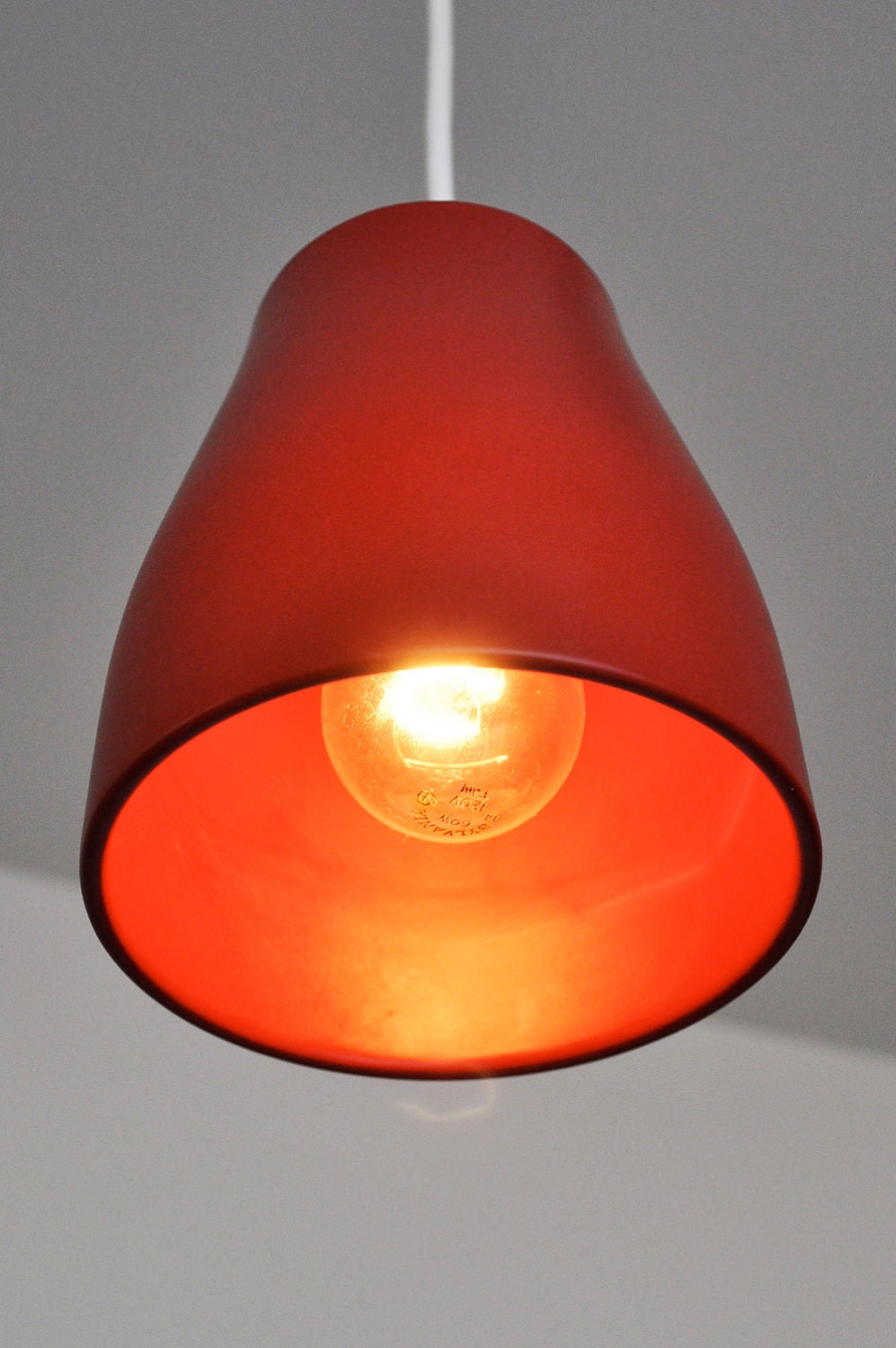 Sale - Potter Pendant Light Fixture - Pure Red