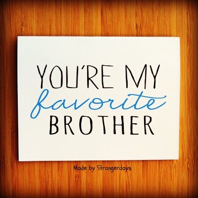 card for brother