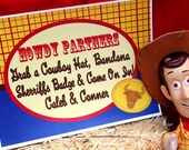 Toy Story WELCOME SIGN also Cowboy and Western Party - Krown Kreations & Celebrations Il_170x135