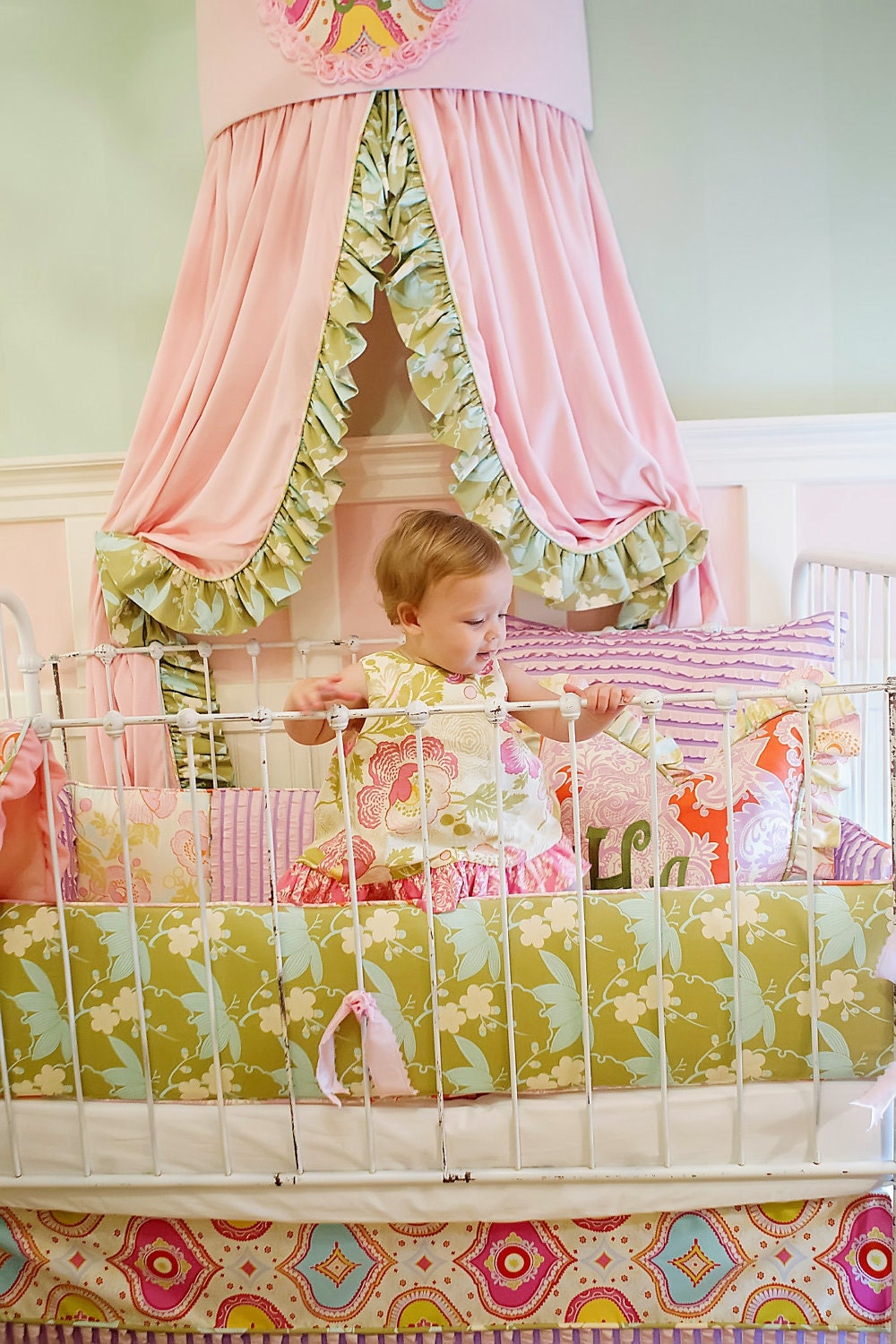 Beautiful and Precious Addison LOVE Baby Bedding Collection- Includes 4 Pieces