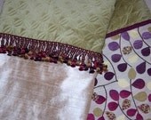 Kiwi Green & Mixed Berry Hues Throw Blanket