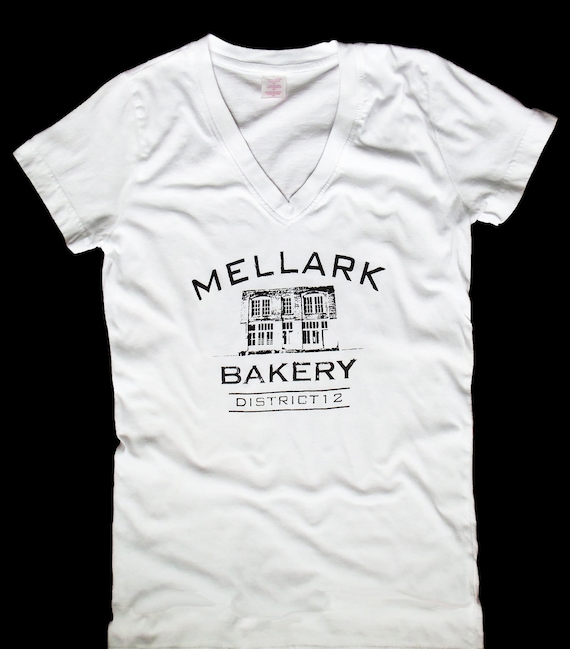 Women's Mellark Bakery T Shirt V Neck Sizes S - XXL