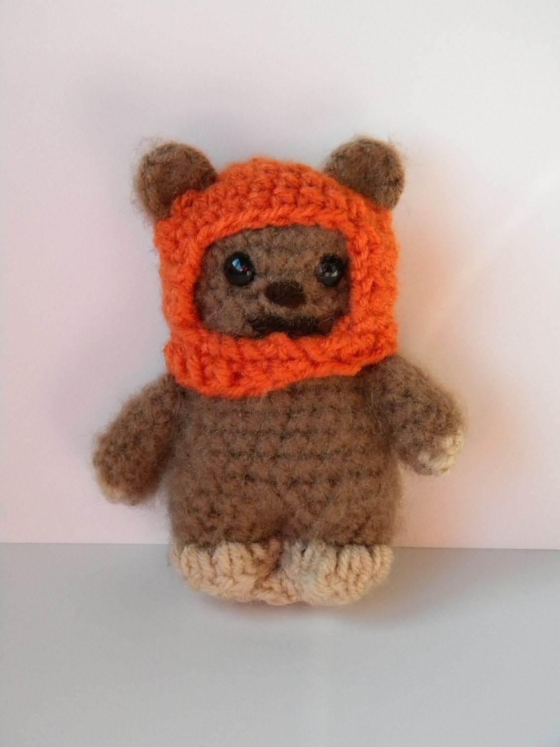 Wicket the Ewok - MADE TO ORDER - Star Wars Amigurumi Doll - 4.5 Inches Tall - Washable Handmade Toy