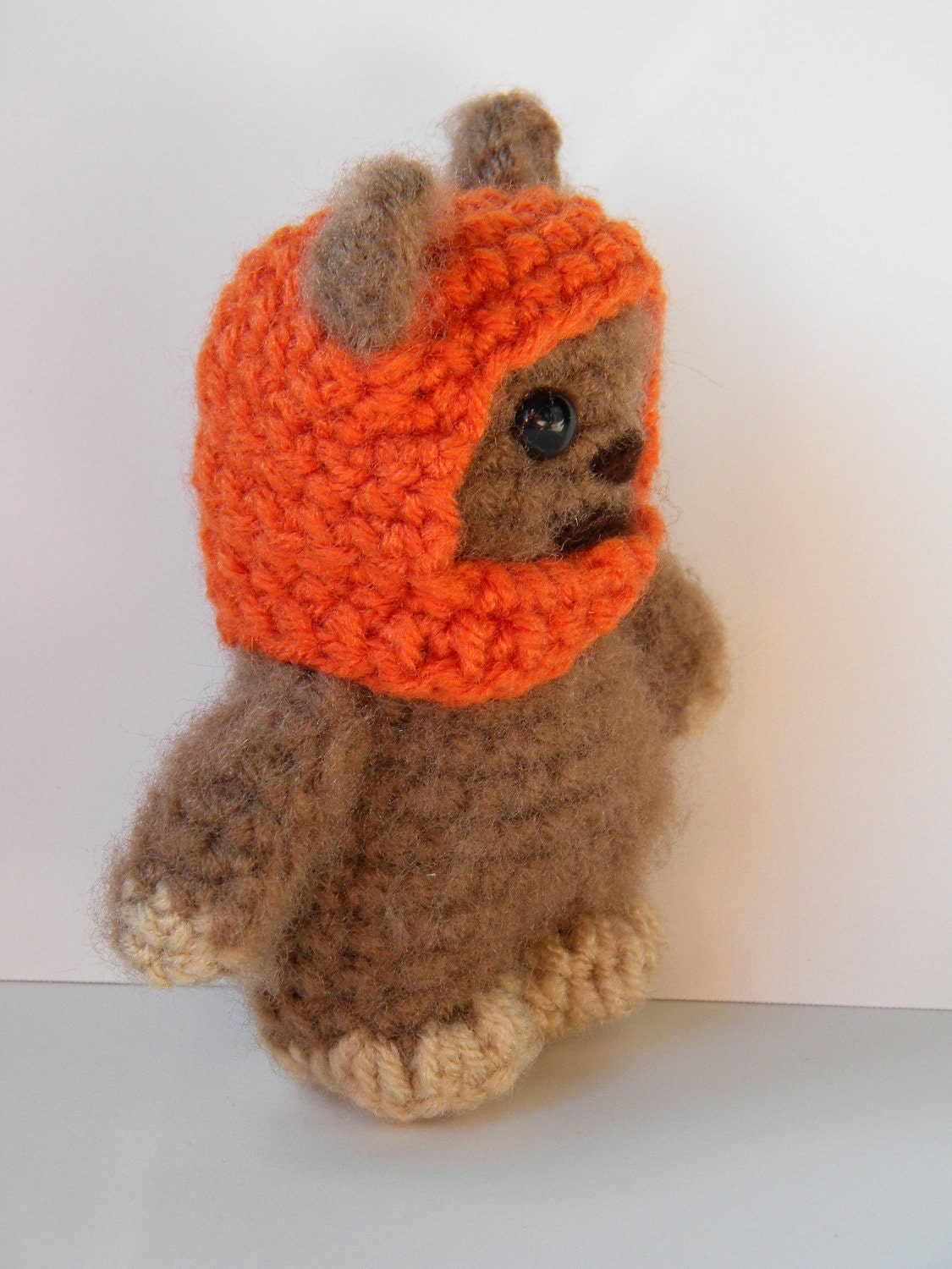 Wicket the Ewok - MADE TO ORDER - Star Wars Amigurumi Doll - 4.5 Inches Tall - Washable Handmade Toy