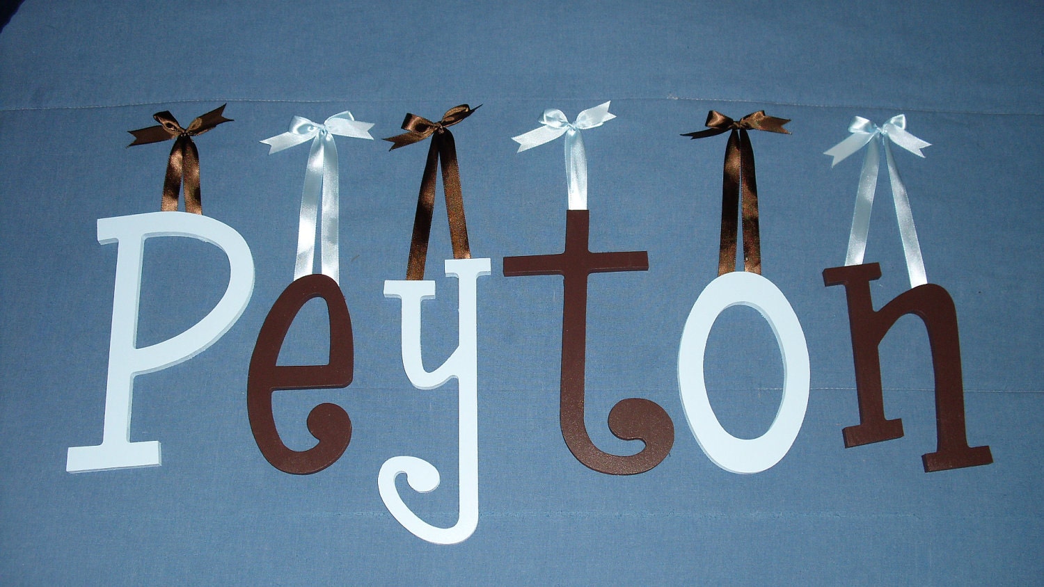 Reserved listing for Cristina 10" Size Painted Wall Letters Wooden (7.00 shipping on entire order)