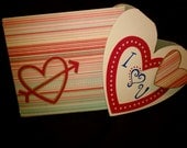 I Love You Heart Handmade Card