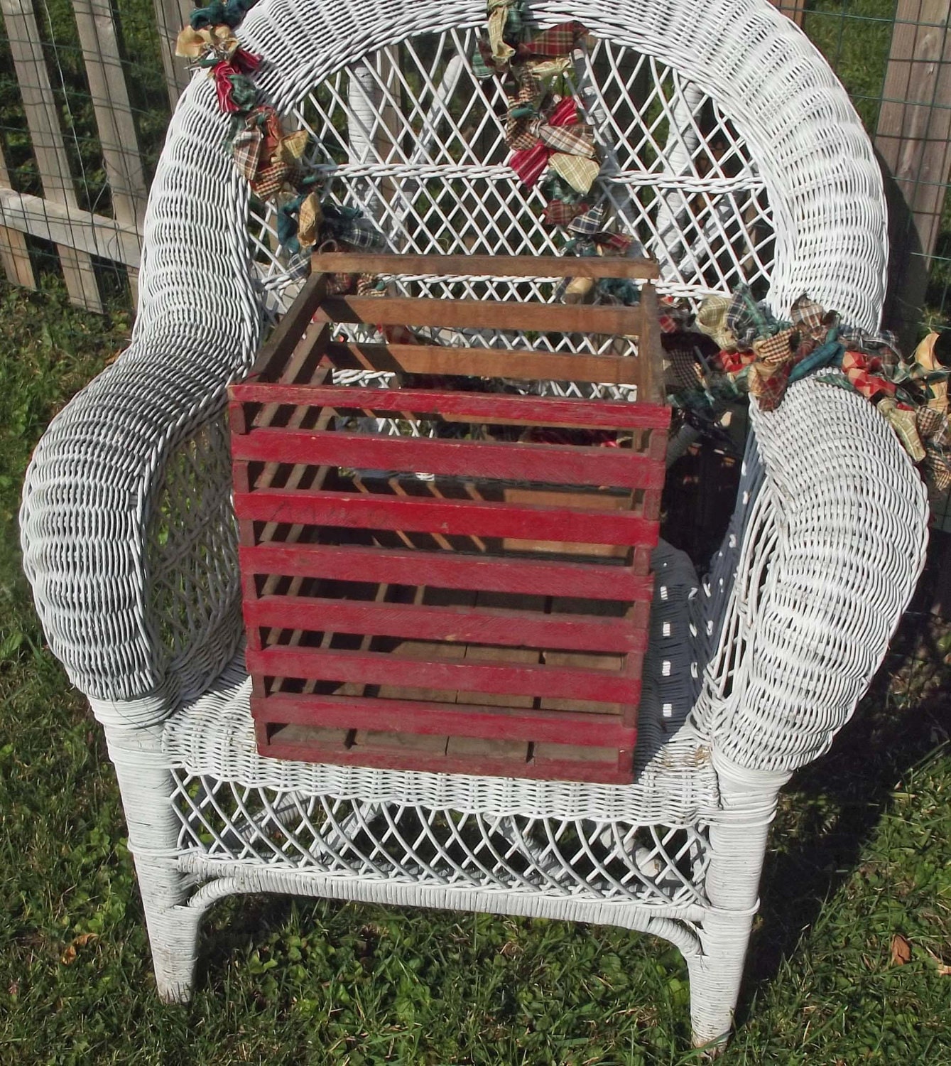 Antique Egg Crate