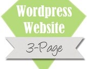 Need a Wordpress Website, Professional Custom Website or Blog Design CMS, 3 pages.