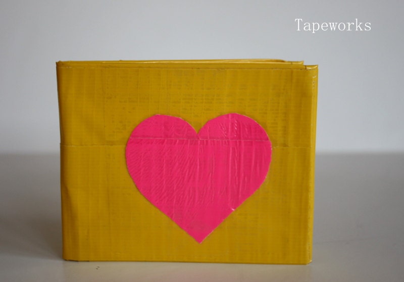 Duct Tape Wallet- Heart