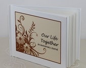 Wedding Anniversary Journal, Bridal Shower Gift (Floral Style)