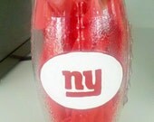decorative hand painted custom personalized football new york giants new england patriots superbowl wine glass mug tumbler cups