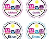 DIY Printable Sibling Family Custom Iron On Transfer -- Personalized Design -- Biggest Brother - Bigger Sister - Baby Sister - Baby Brother