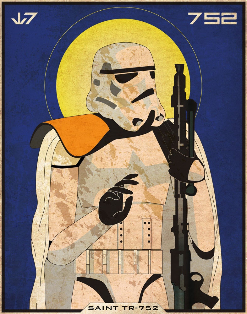 Imperial Saints - Sandtrooper postcard