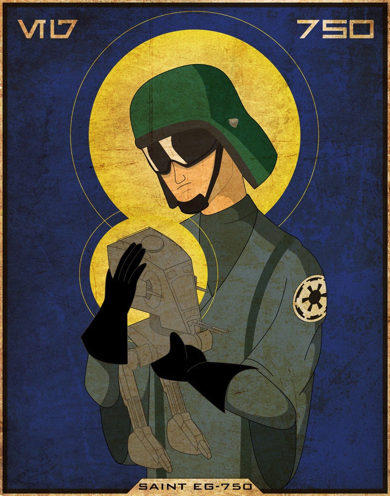Imperial Saints - AT-ST Driver 16x20