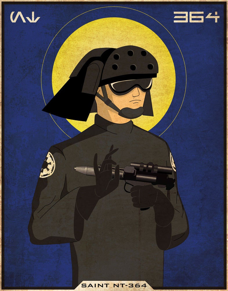Imperial Saints - Navy Trooper 16x20