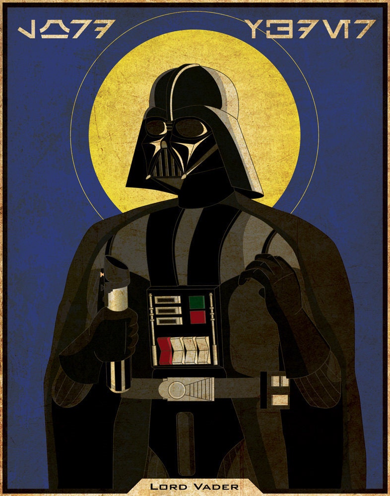Imperial Saints - Lord Vader postcard
