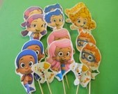 28 Bubble Guppies Cupcake Toppers