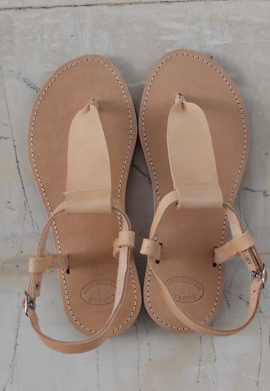 Greek unisex Leather Sandals