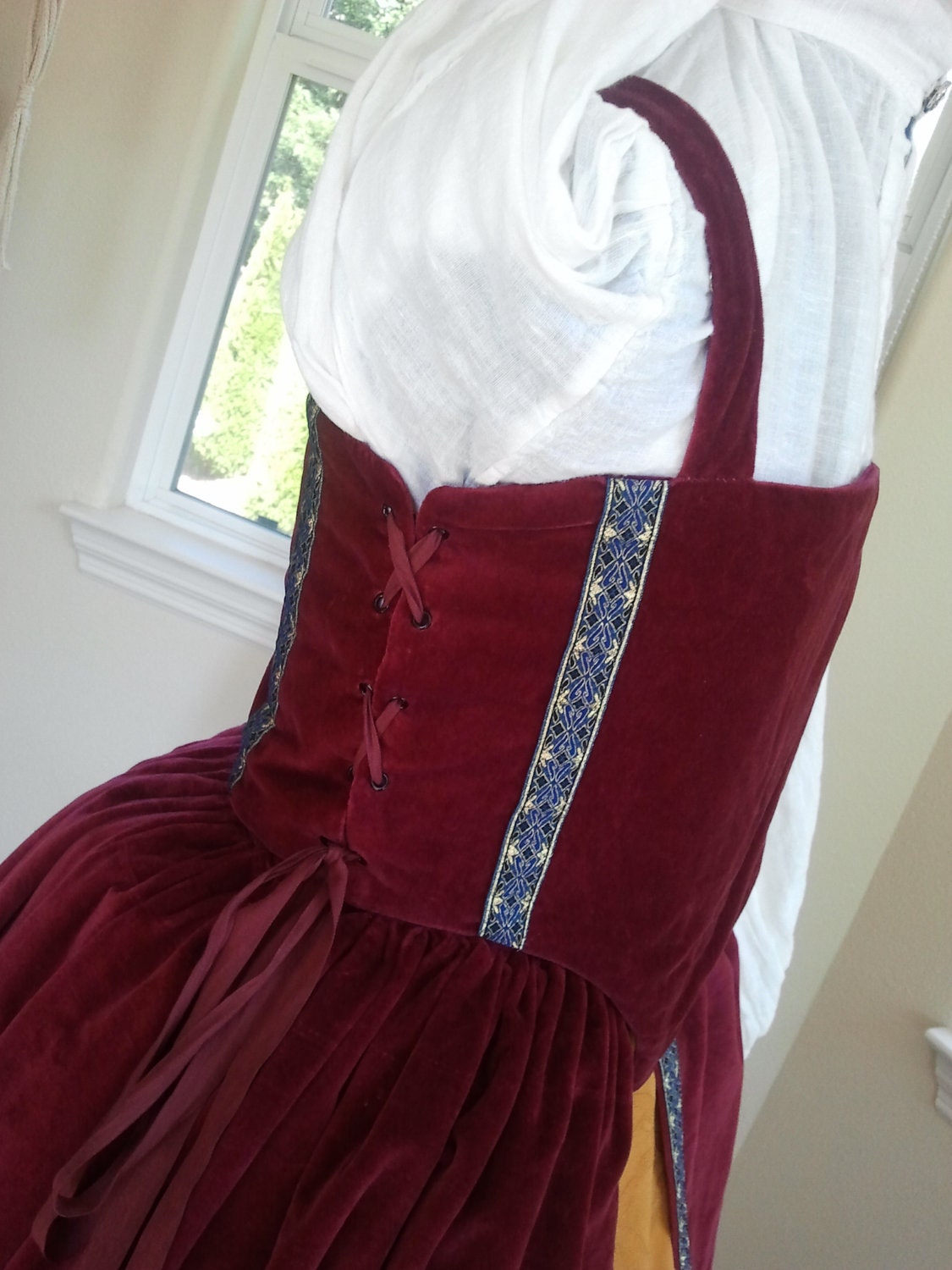 RESERVED Listing "jrose018" Velvet Renaissance Gown