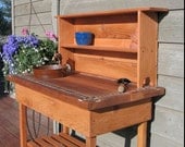 Potting Bench - Faucet - Sink & Shelf