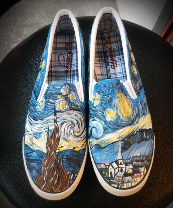 starry night shoes