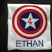 Hero Applique  - Captain America Birthday Shirt