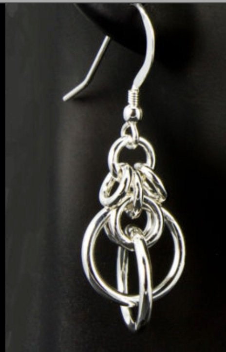 Chain Maille "Orbit" dangles