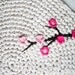 Crochet Rug Cherry Tree Ombré Cotton Rug Nursery Kids Rug as Featured in Inside Crochet Magazine and Upcycle Magazine
