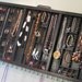Chocolate Jewelry Organizer Display with stud slots
