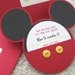 Mickey Mouse Invitation