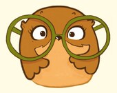 A5 print // Dorothy the owl. // 6x8