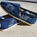 Custom Embroidered The Hunger Games inspired TOMS shoes