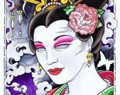 Geisha Painting