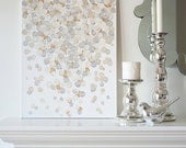 16x20 Canvas Painting- Confetti: Metallic