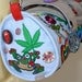 Peace and love purse, Hippy chic , boho style, Groovy, ONE OF A KIND