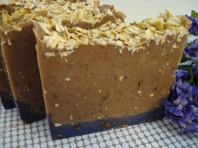 Vanilla Lavender Oatmeal Handcrafted Artisan Soap