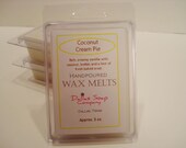 Coconut Cream Pie Wax Melts Tarts Breakaway Clamshell