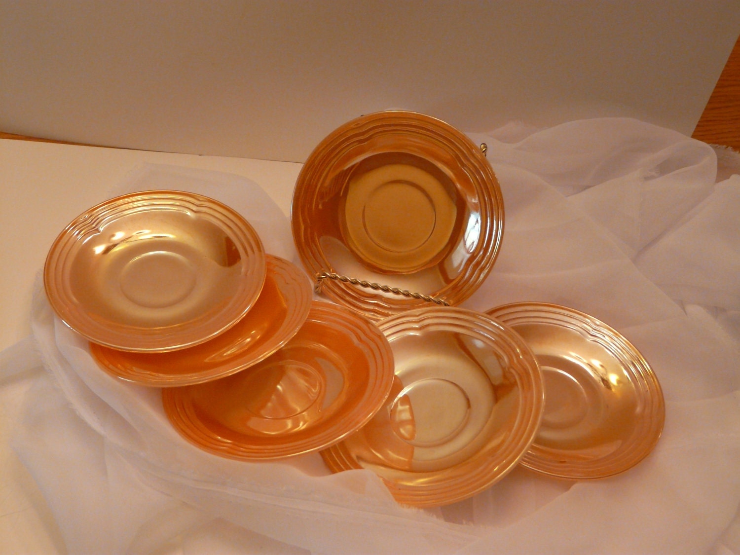 Lustreware Saucers Fire King