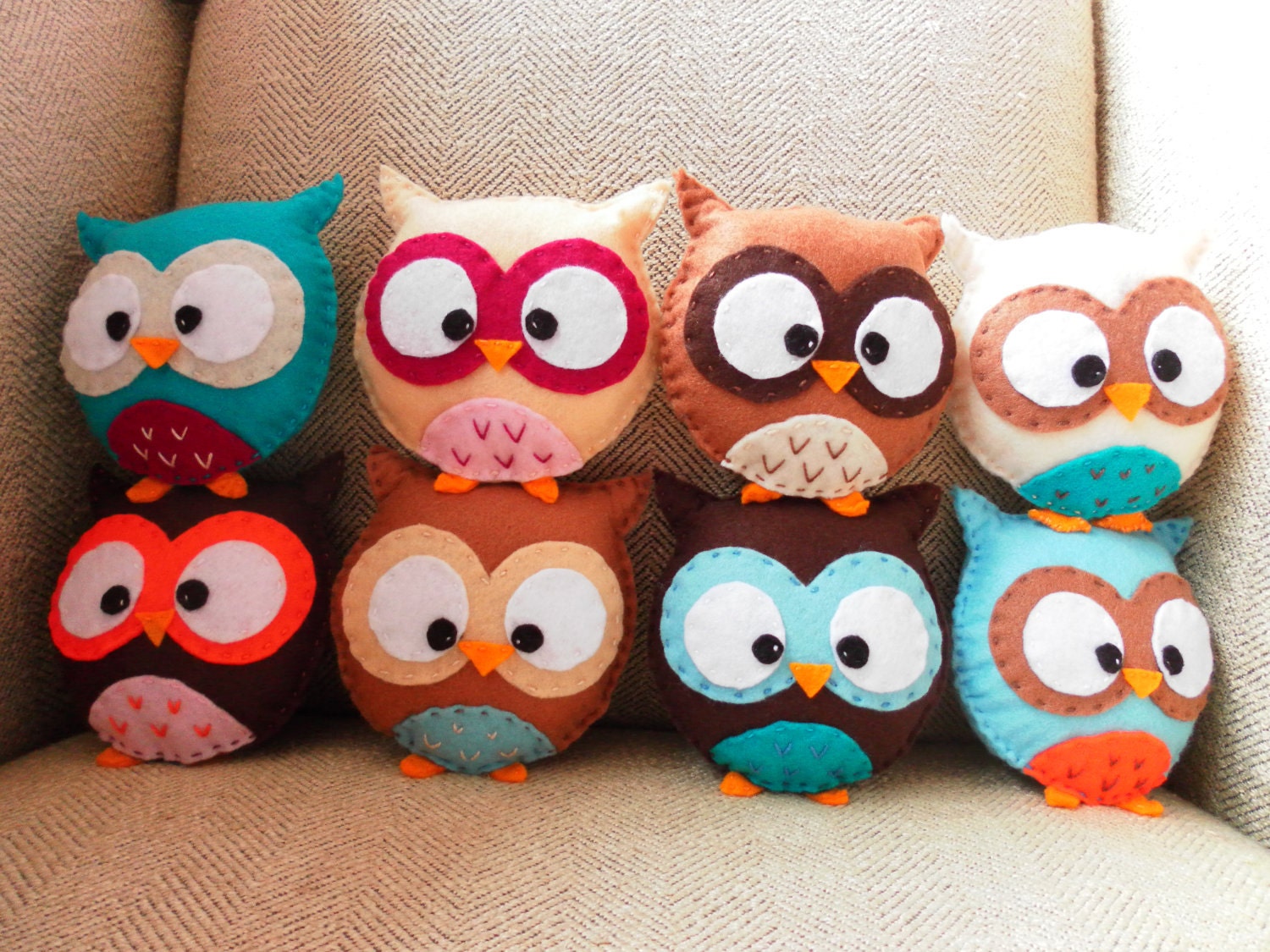 Custom Mini Plush Owl Toy