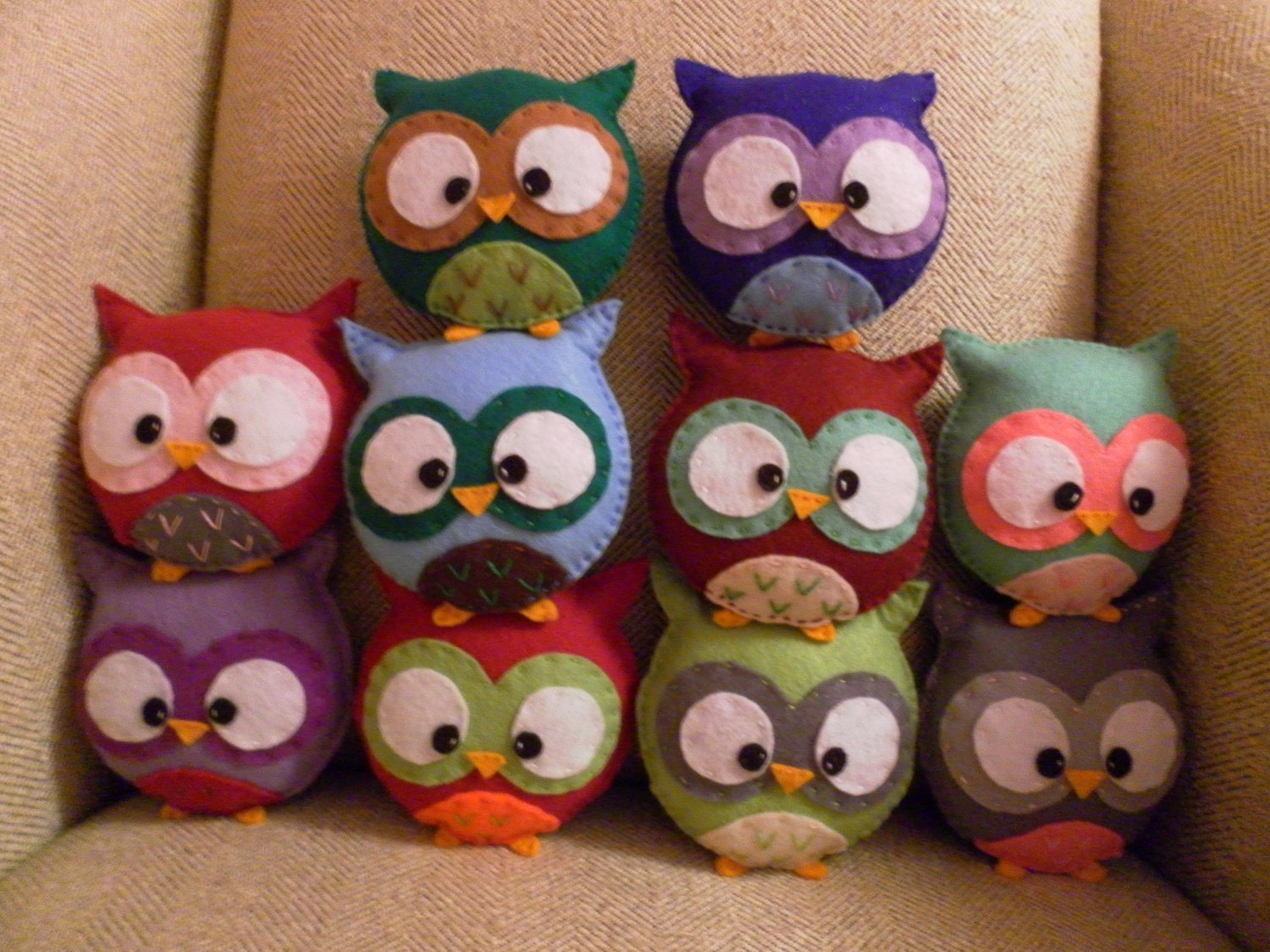 Custom Mini Plush Owl Toy