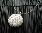 Kimono Medallion Choker - Geometric Ikat Weaving