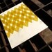 Yellow Pattern Postcard