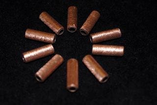 1 Inch Handmade Copper Tube Beads 10 pcs
